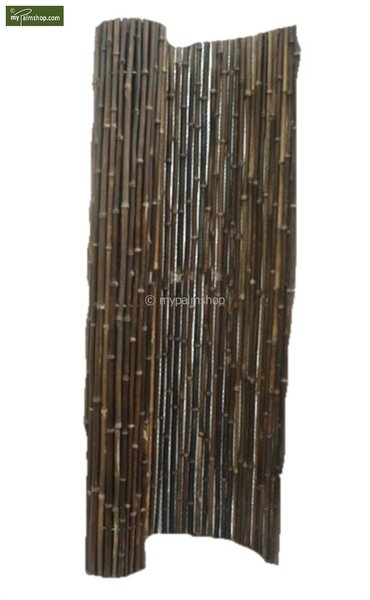 Bamboe rolscherm zwart 100cm x 180cm